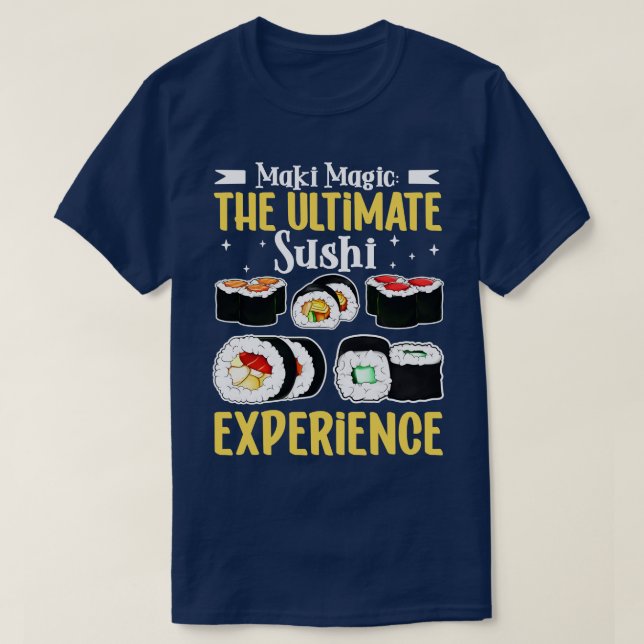Maki Magic Sushi T Shirt (Design framsida)