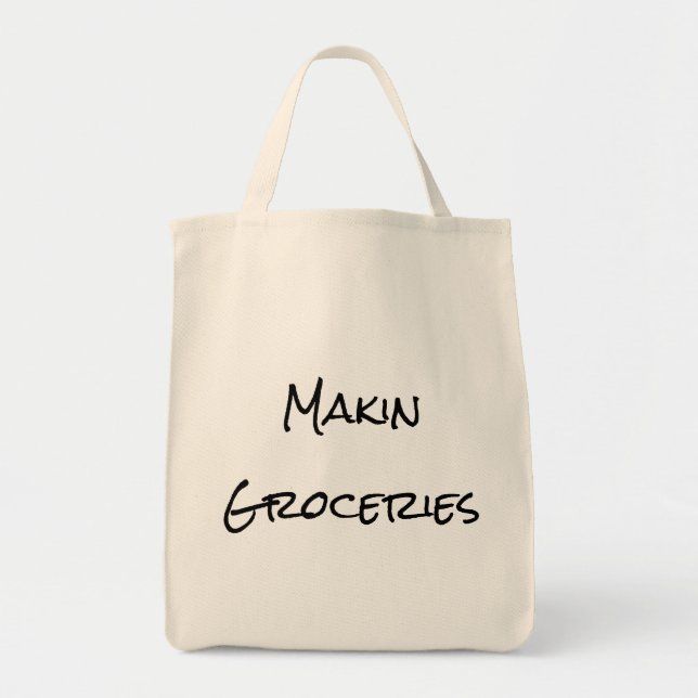 Makin livsmedelshopping bag tygkasse (Framsidan)