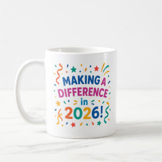 "Making a Difference in 2026" New Year Celebration Kaffemugg