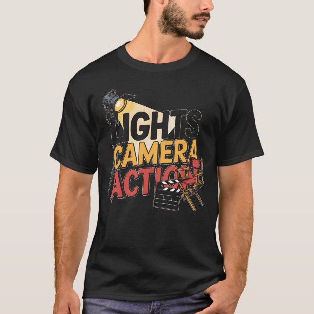 Making Film Crew T Shirt (Framsida)