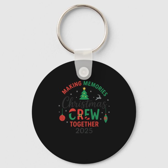 Making Memorie Together Christmas Crew 2025 Family Nyckelring (Framsida)