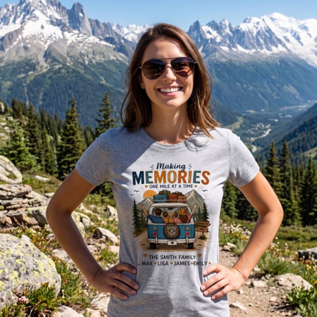 Making Memories One Mile at a Time | Custom Family T Shirt (Skapare uppladdad)