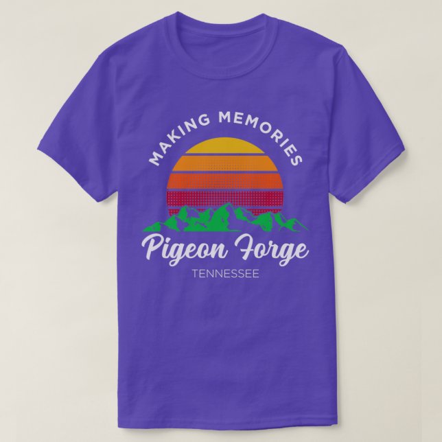 Making Memories Pigeon Forge Family Vacation graph T Shirt (Design framsida)