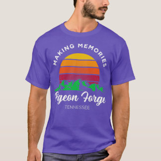 Making Memories Pigeon Forge Family Vacation graph T Shirt