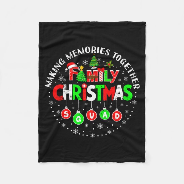 Making Memories Together Matching Squad Santa Elf  Fleecefilt (Framsidan)