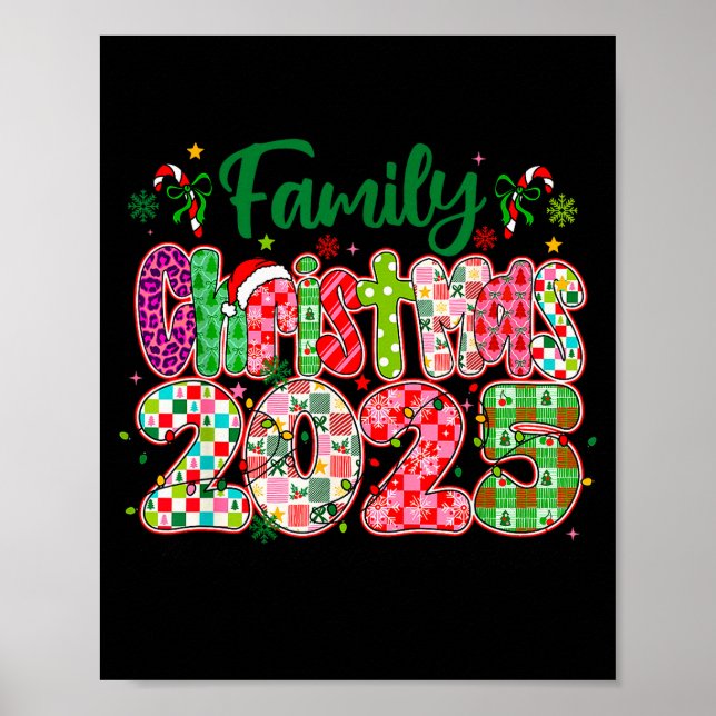 Making Memories Together Xmas Pajamas Family Chris Poster (Framsidan)