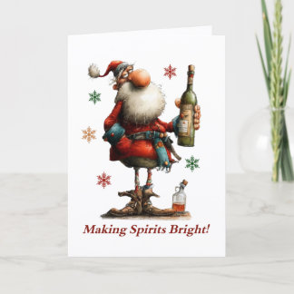 Making Spirits Bright Christmas Card Kort