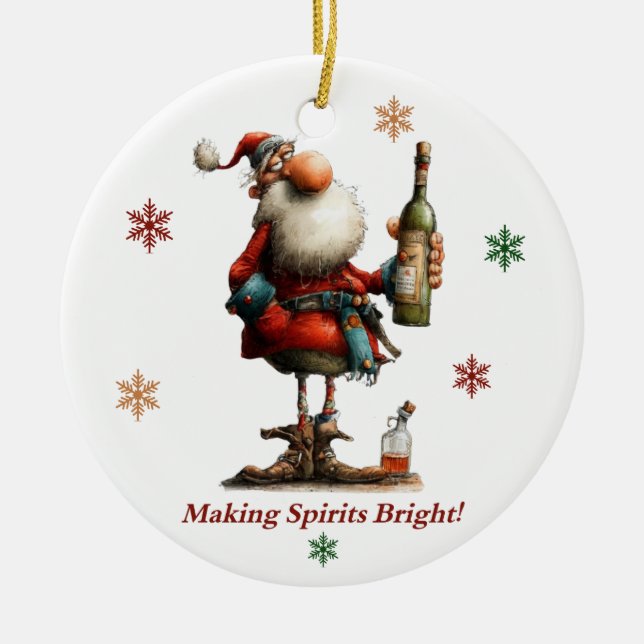 Making Spirits Bright Ornament (Framsidan)