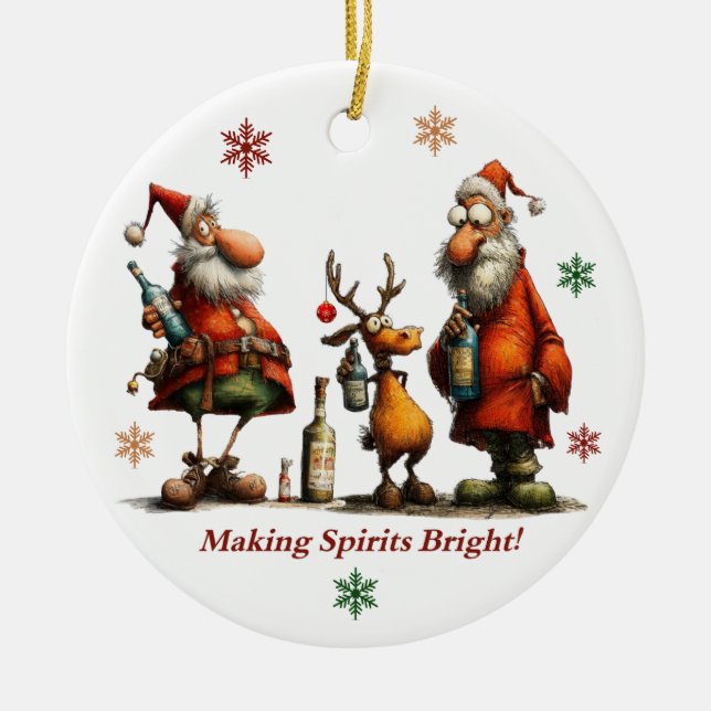 Making Spirits Bright Ornament (Framsidan)