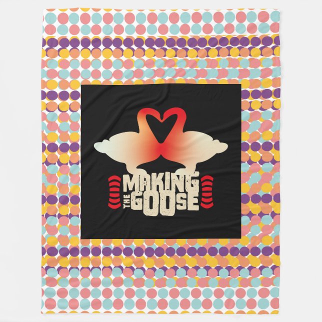 MAKING THE GOOSE BY MASANSER PIXELAT FLEECEFILT (Framsidan)