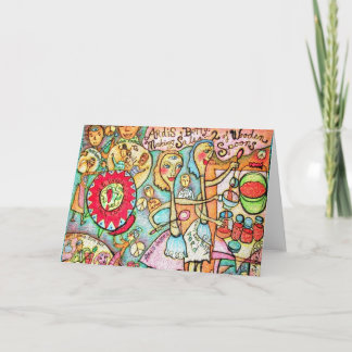 Makin'Salsa-hälsningskort Kort