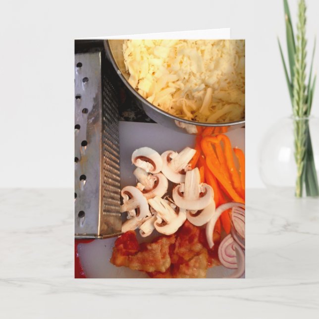 Makin't Pizza | Kort för hälsning (Framsida)