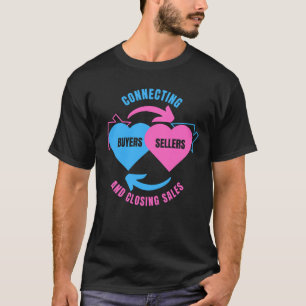 MAKLARE Förbinder Köpare Säljare Fastigheter T Shirt