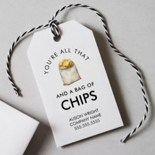 Mäklaren Pop Av Du är allt och en påse chips Presentetikett