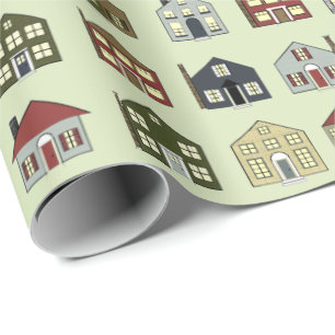 Mäklarens presentinslagningspapper presentpapper