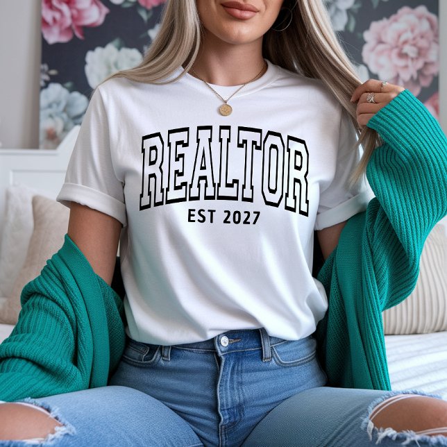 Mäklarskjorta, anpassad tröja för fastighetsmäklar (realtor shirt, real estate agent gift, broker sweatshirt, custom realtor gift, realtor sweatshirt,)