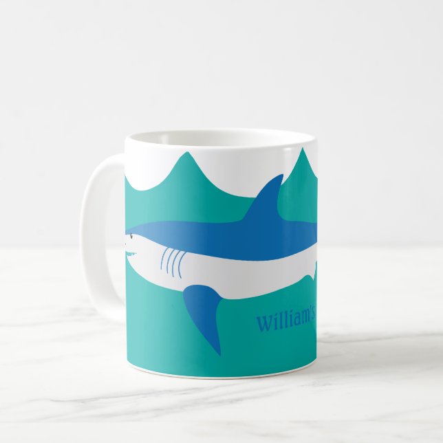 Mako-hajmugg Kaffemugg (Framsida vänster)