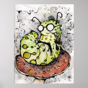 Makoen Vaping Caterpillar Poster