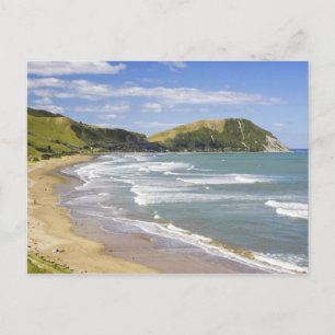 Makorori Beach nära Gisborne, Eastland, Nya 2 Vykort
