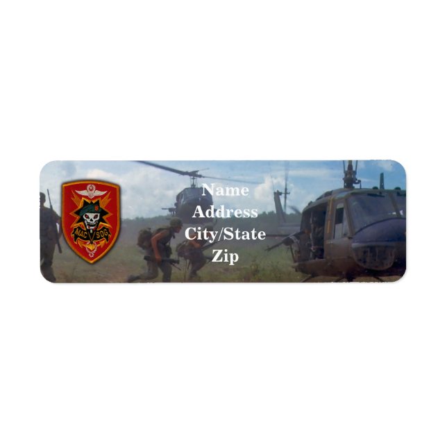 Makrillsog krig adress returadress etikett (Framsidan)