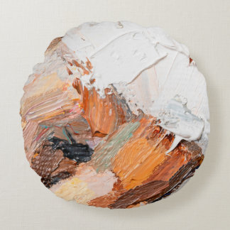 Makro. Abstrakt konst. Uttrycklig präglad pastörol Rund Kudde