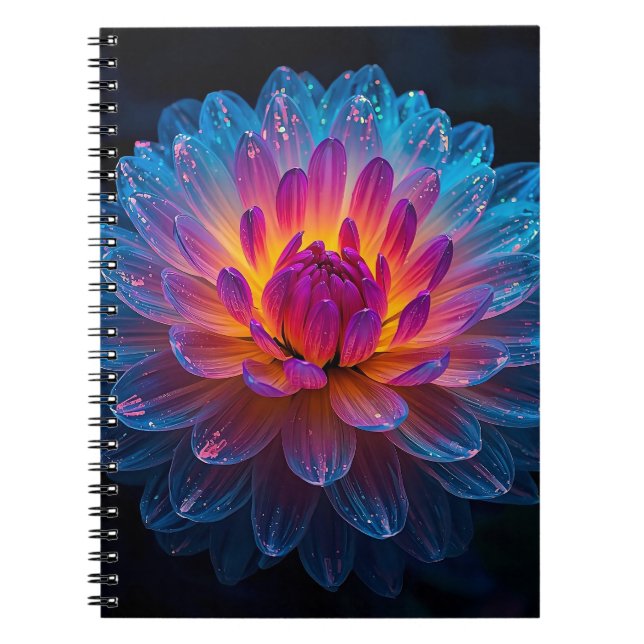 Makro Aurora Bloom Anteckningsbok (Framsidan)