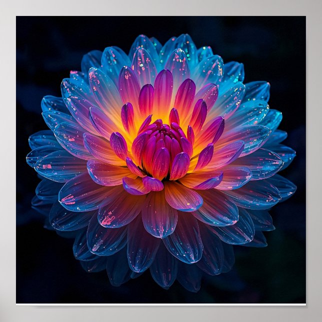 Makro Aurora Bloom Poster (Framsidan)