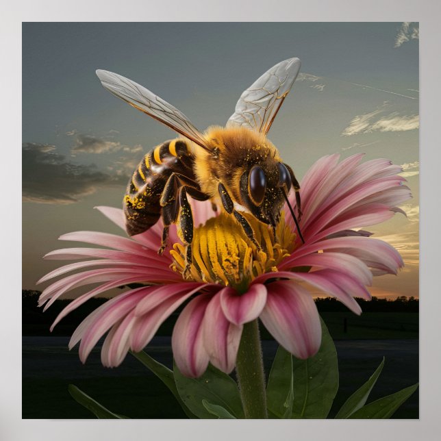 Makro Bee Poster (Framsidan)