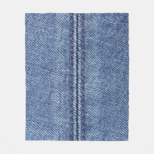 Makro Blue Denim, Struktur. Fleecefilt