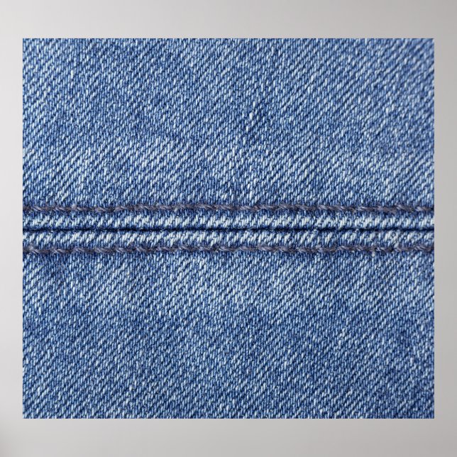 Makro Blue Denim, Struktur. Poster (Framsidan)