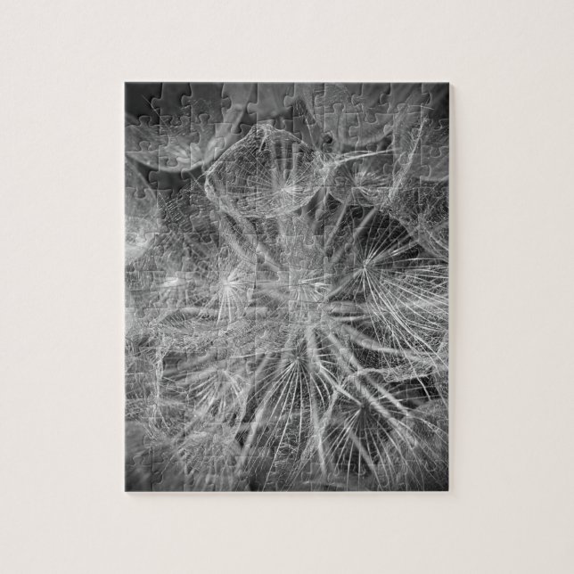 Makro Dandelion Puffball Nature Pussel (Vertikal)