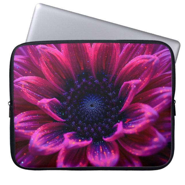 Makro Fuschia Nebula 15 tum Laptop Fodral (Framsidan)