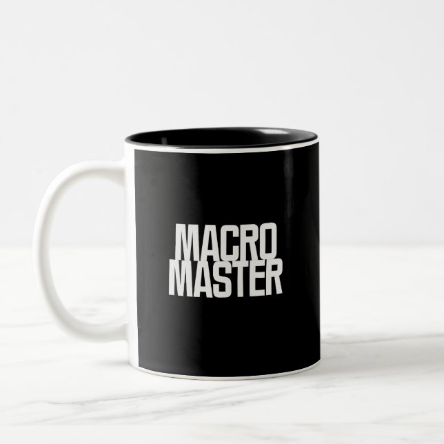 Makro Mästare | Excel Automation Expert Design Två-Tonad Mugg (Vänster)