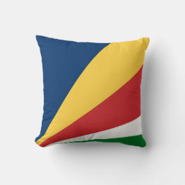 Makro Pillow med Seychellerna Färg Design Kudde