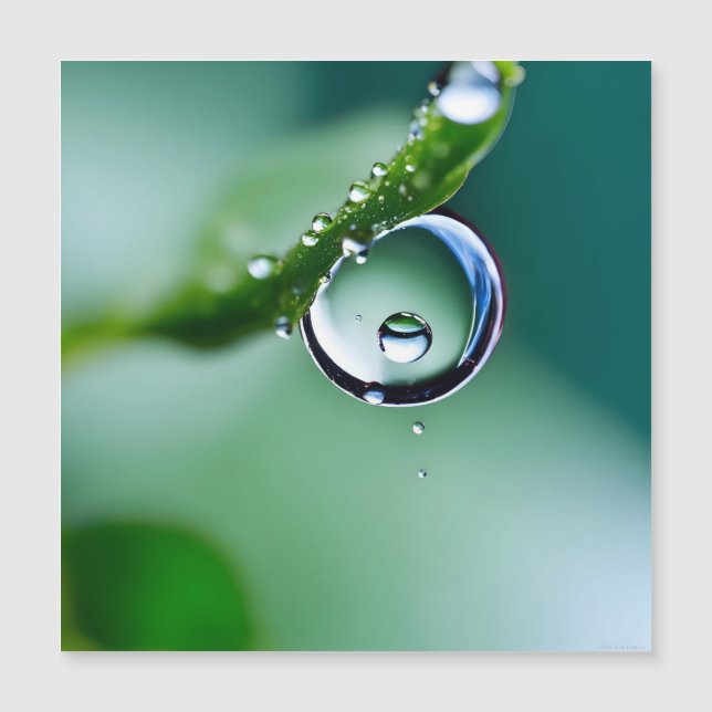 Makro vatten droppar (Framsida)