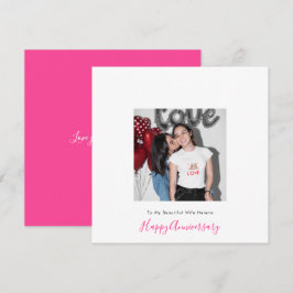 Makroårsfirandet av Photo LGBT Lesbisk Kärlek Kort