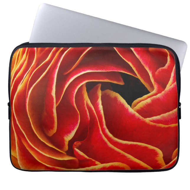 Makroblomma | Flower Fields Carlsbad, CA Laptop Sleeve (Framsidan)