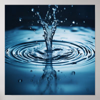 Makrofotografi av droplet vatten