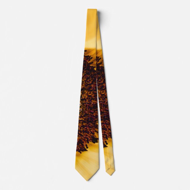 Makrofotografi av en solros slips (Framsida)