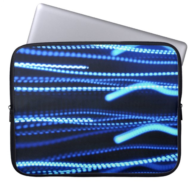 Makrofotografi av ljus laptop fodral (Framsidan)