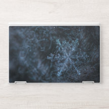 Makrofotografi av snöflake