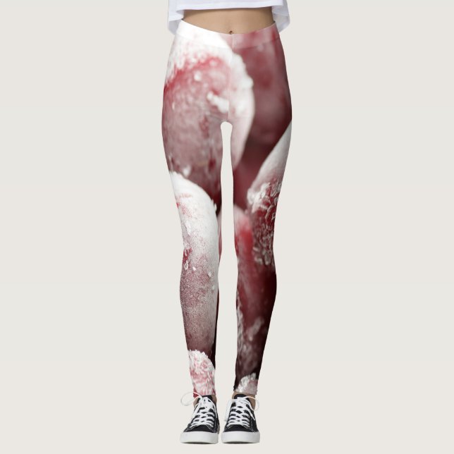 Makrofrysta bär, tillagad struktur. leggings (Framsida)