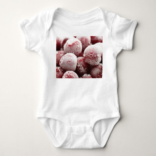 Makrofrysta bär, tillagad struktur. t shirt (Framsida)