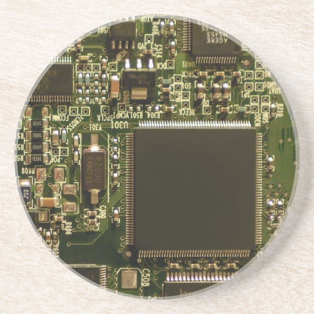 Makrogrön kretskort | PCB Foto Underlägg (Framsidan)