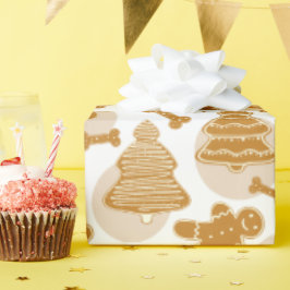 Makrokakor med ben av hund presentpapper