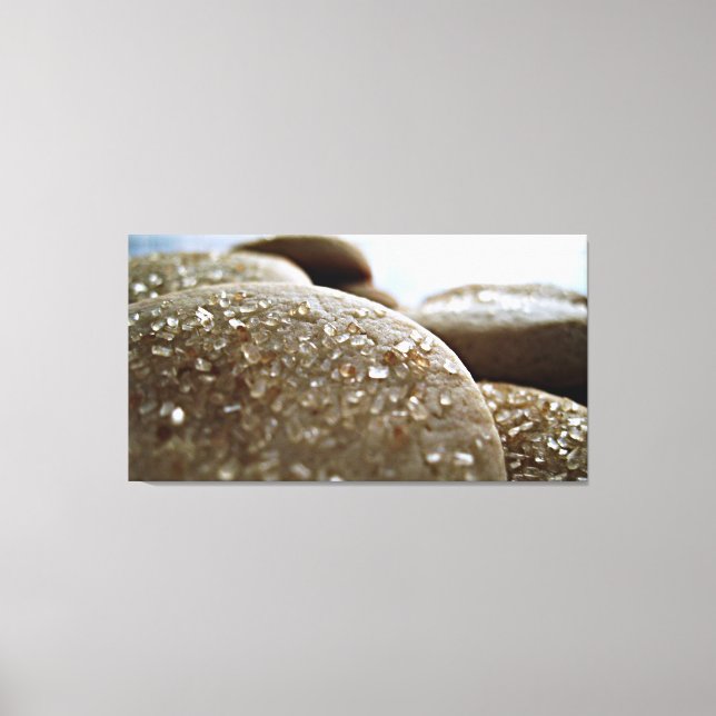 Makromatfoto Sockerkakor Canvas (Framsida)