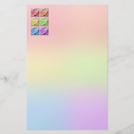 Makroregnbågero Brevpapper