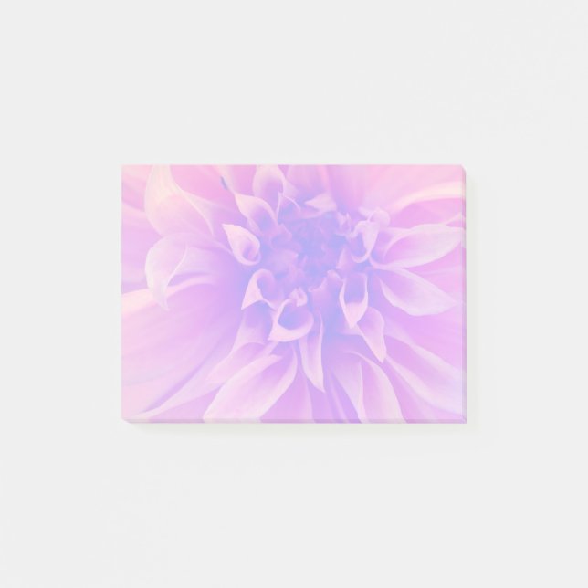 MakroRosa blomma Post-it Block (Framsida)