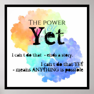Makt av än motivation poster