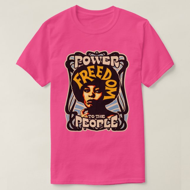 makt till folket t shirt (Design framsida)